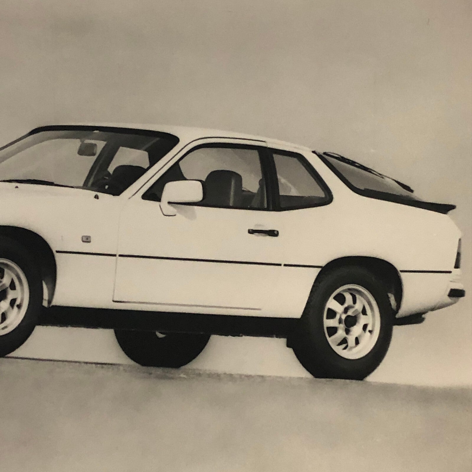 Vintage Porsche 924 Photo Photograph Print