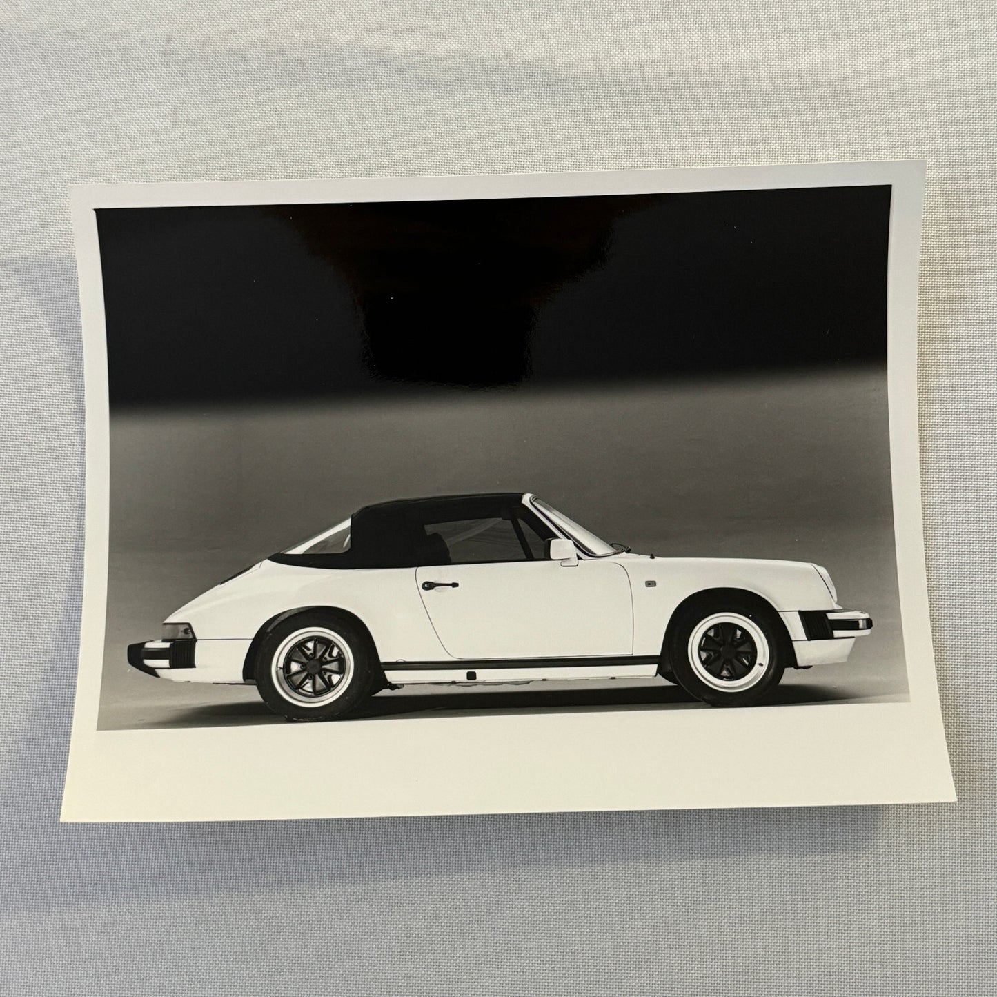 Porsche 911 SC Cabriolet Convertible Car Factory Press Photo Photograph