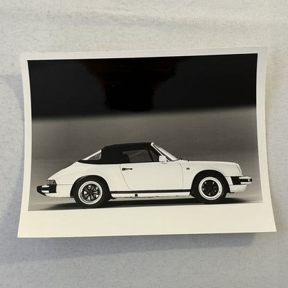 Porsche 911 SC Cabriolet Convertible Car Factory Press Photo Photograph