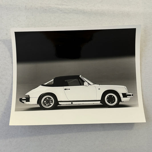Porsche 911 SC Cabriolet Convertible Car Factory Press Photo Photograph