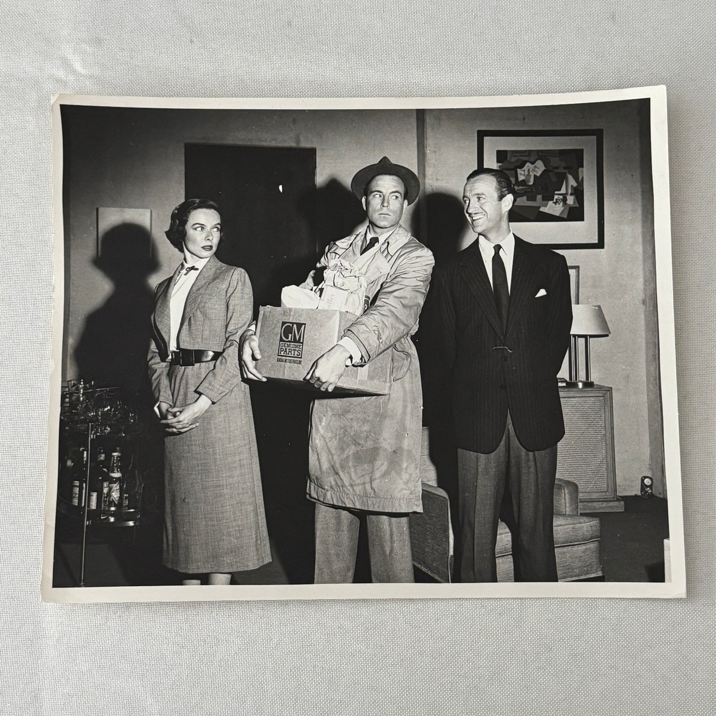 Vintage Theater Still Photo Photograph The Moon is Blue 1952 Actor Actress