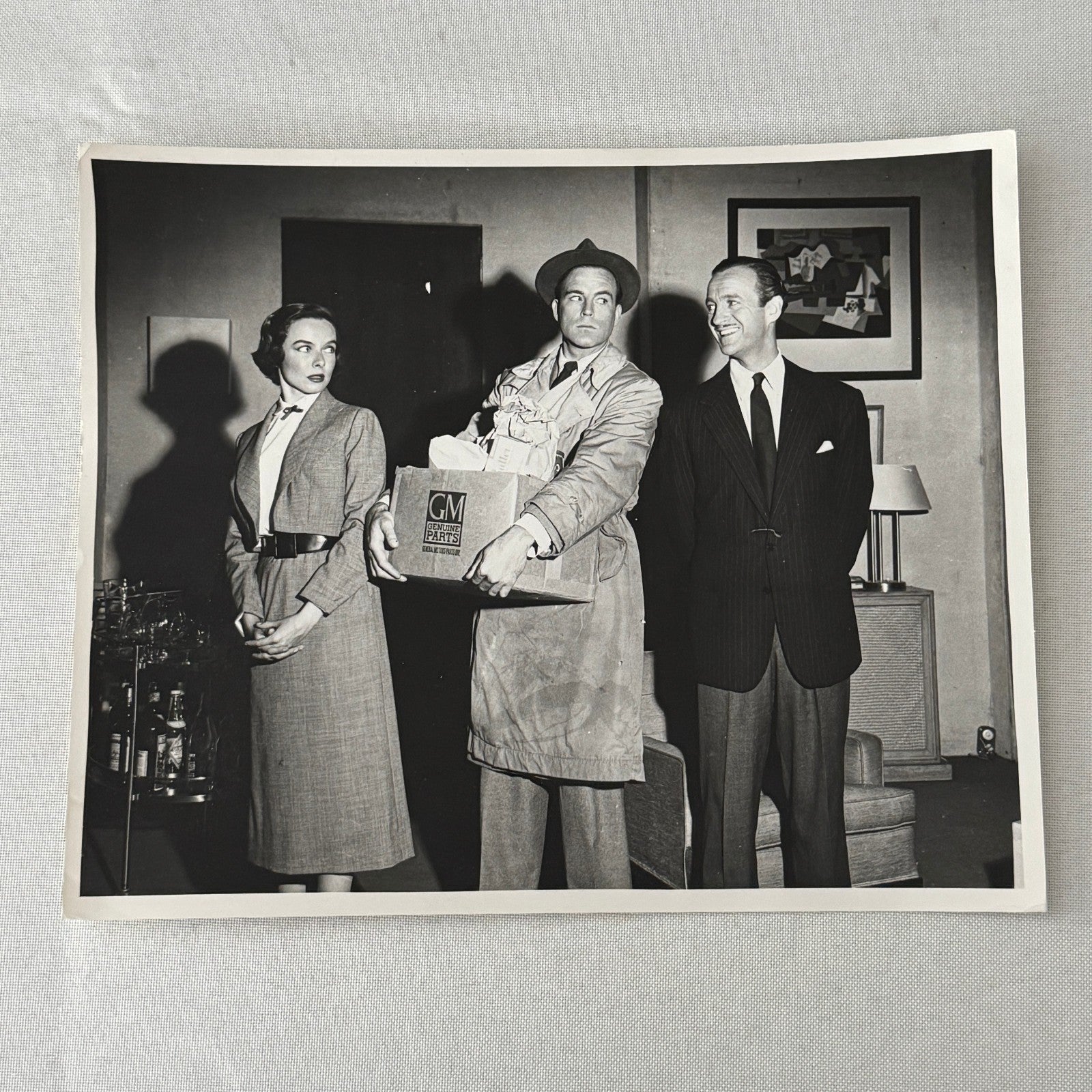 Vintage Theater Still Photo Photograph The Moon is Blue 1952 Actor Actress