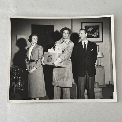 Vintage Theater Still Photo Photograph The Moon is Blue 1952 Actor Actress