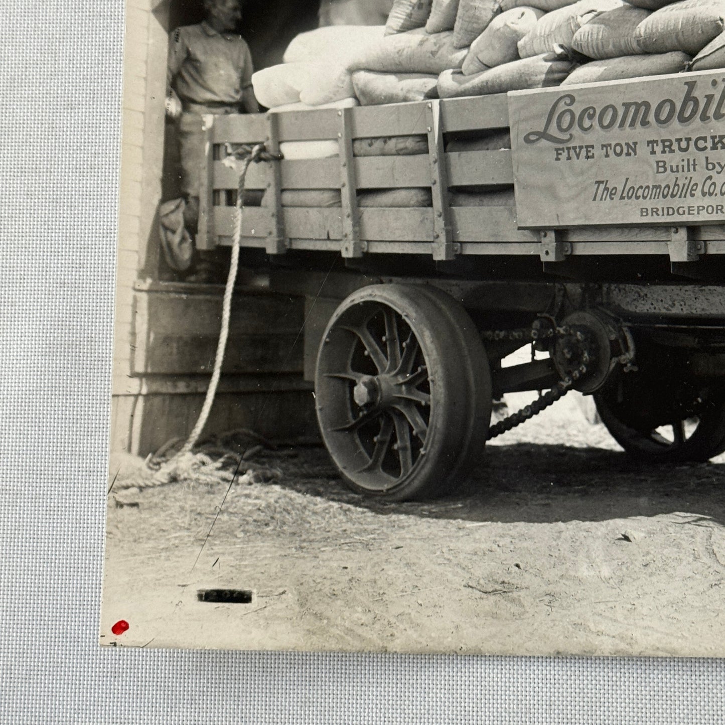 Locomobile Five Ton Truck Vintage Photo Photograph