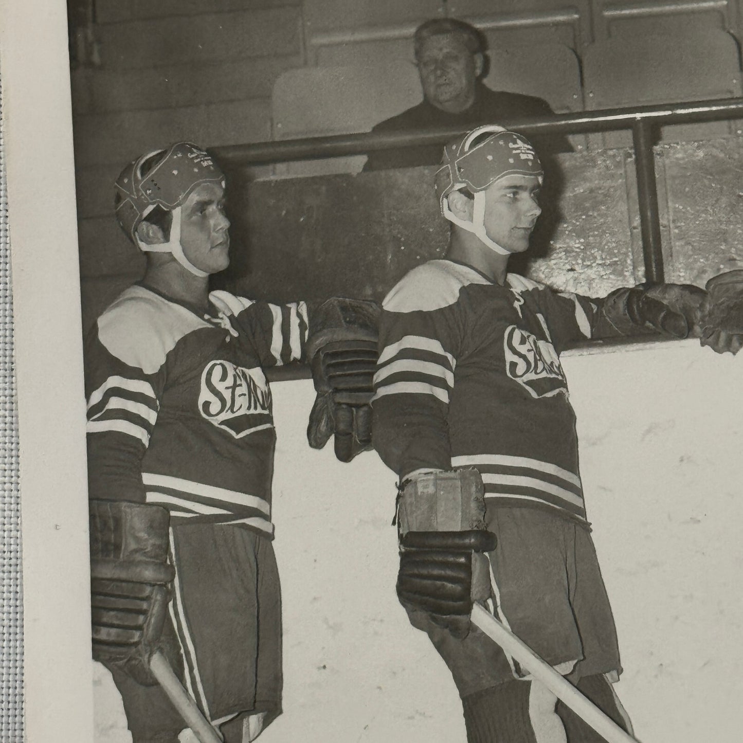 Vintage Hockey Game Photo Photograph Quebec Amateur Players
