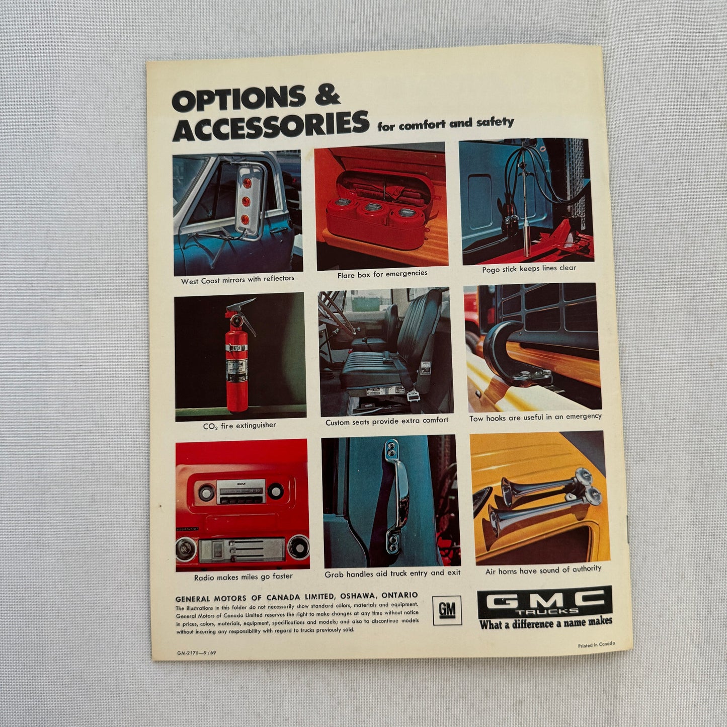 1970 GMC Heavy Duty and Medium Duty Truck Sales Brochure Catalog Astro Vintage