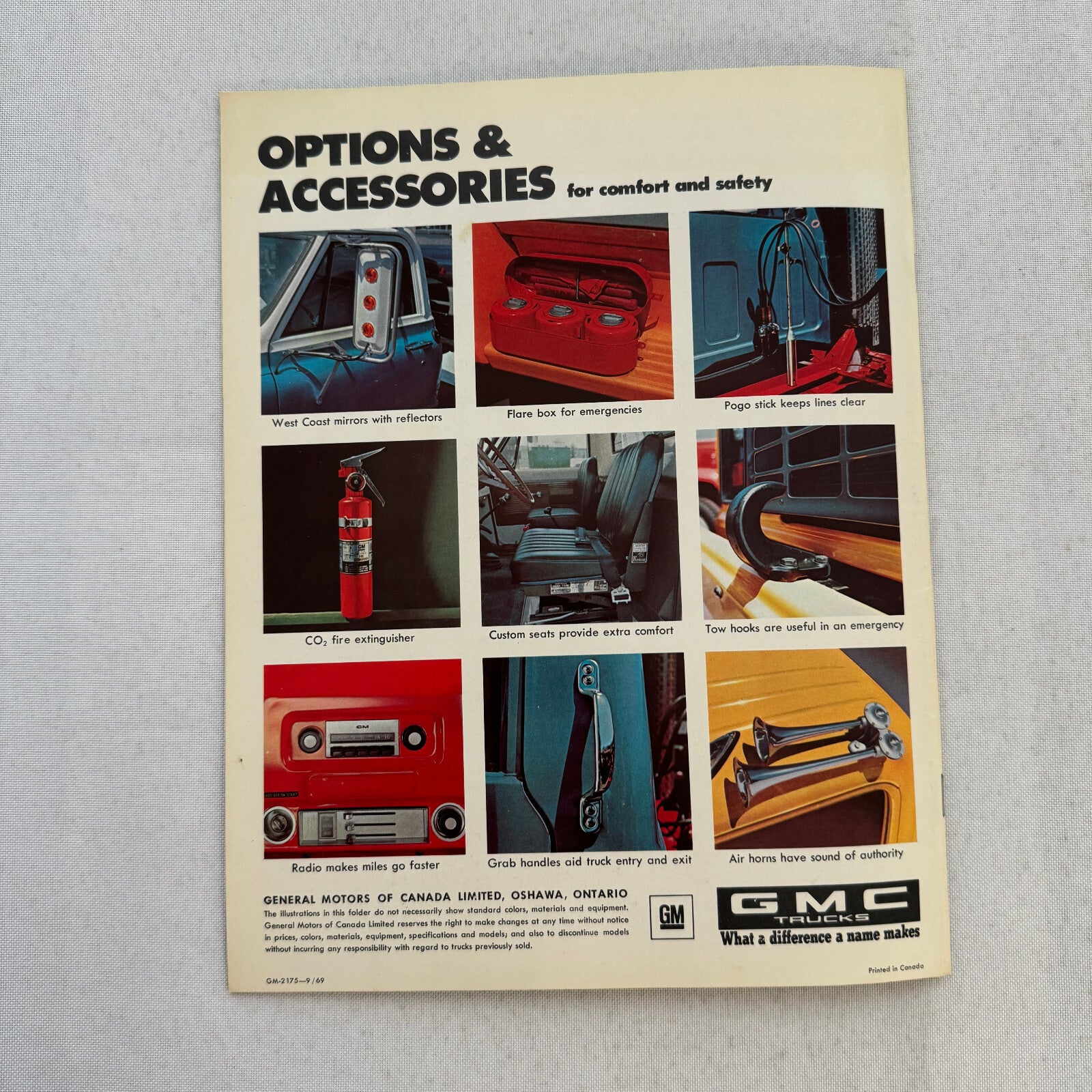 1970 GMC Heavy Duty and Medium Duty Truck Sales Brochure Catalog Astro Vintage