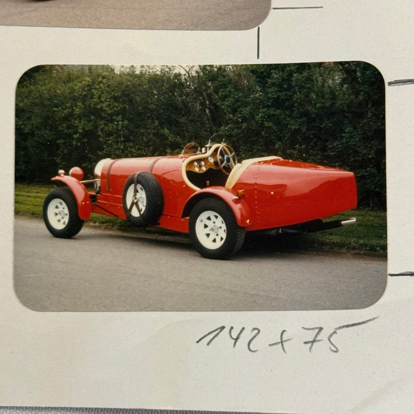 Bugatti Kit Car Replica Volkswagen VW Based Photo Photograph Print Lot 4 Vintage