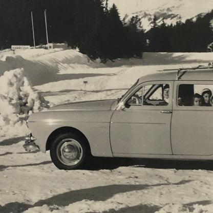 1960 Renault Domaine Station Wagon Car Factory Press Photo Photograph