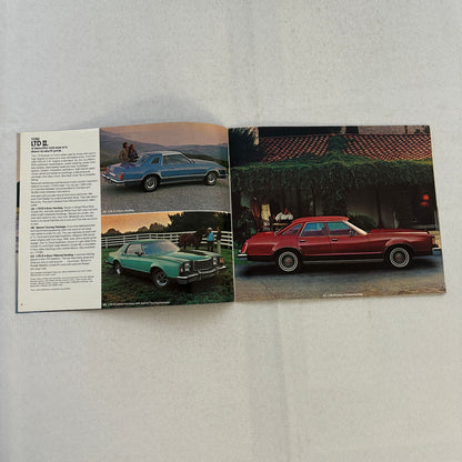 1978 Ford LTD II Car Sales Brochure Catalog Advertising Hardtop Sedan