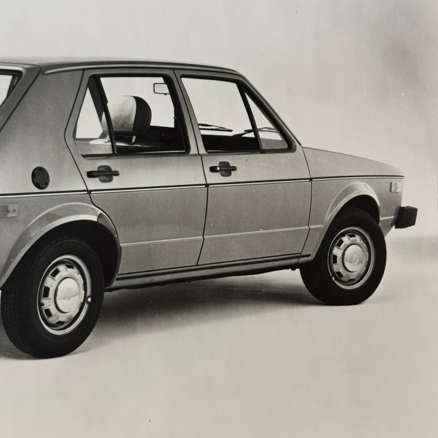 Vintage Volkswagen VW Rabbit Car Factory Press Photo Photograph