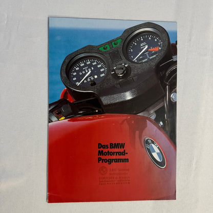 Vintage BMW Motorcycle Bike Sales Brochure R100 RT RS CS R80 RT ST R65 GERMAN
