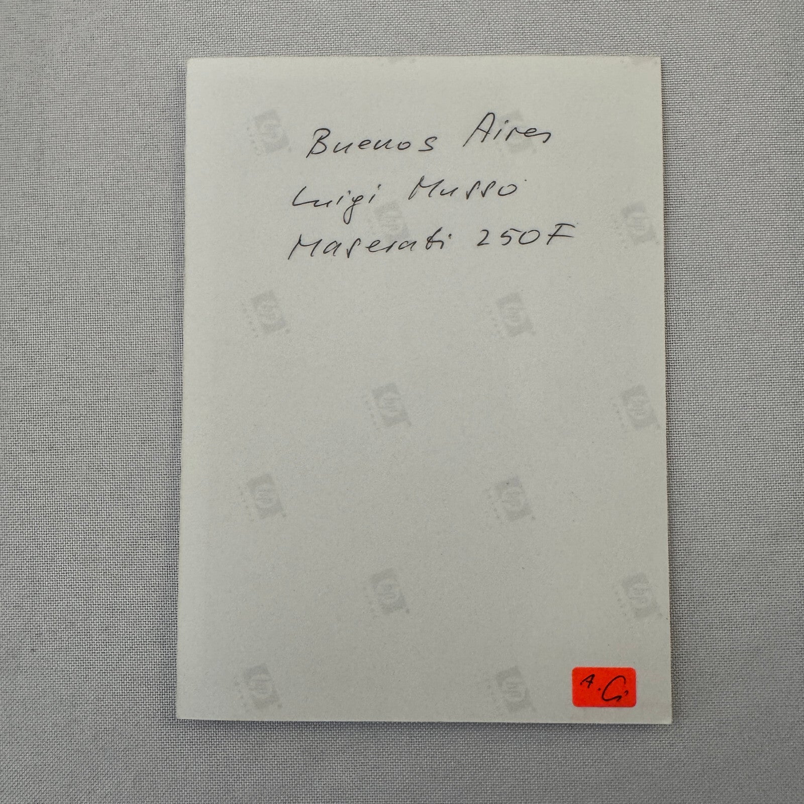 Maserati 250F Luigi Musso Buenos Aires Grand Prix Racing Photo Modern Print