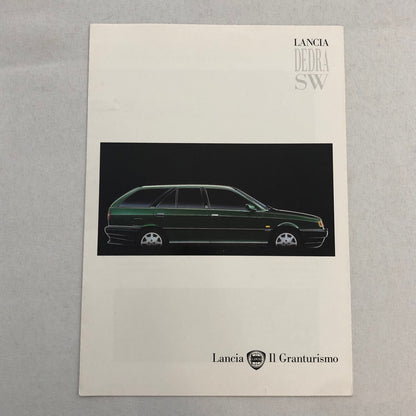 Lancia Dedra SW Station Wagon Car Sales Brochure Catalog Dedra German Text