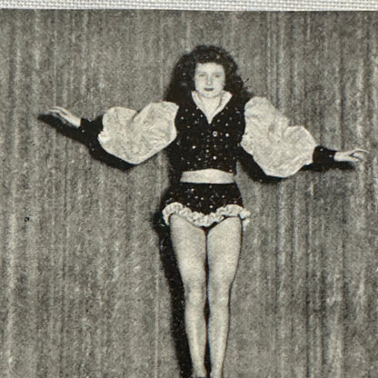 Circus Advertising Flyer Balancing Act 3 Rollings Vintage