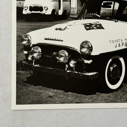 Vintage Toyota Toyopet Car Press Photo Photograph Mobil Gas Trial Run Australia