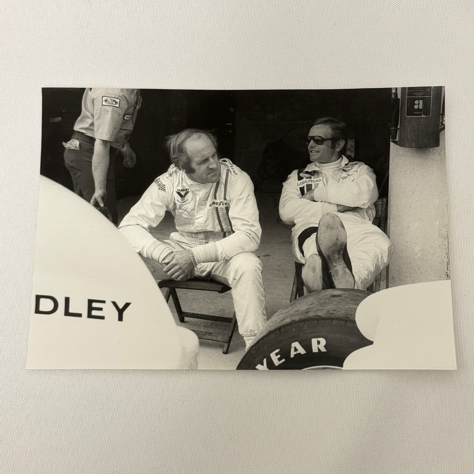 Vintage Racing Photo Peter Revson Denis Hulme 1972 Belgian Grand Prix Motorsport
