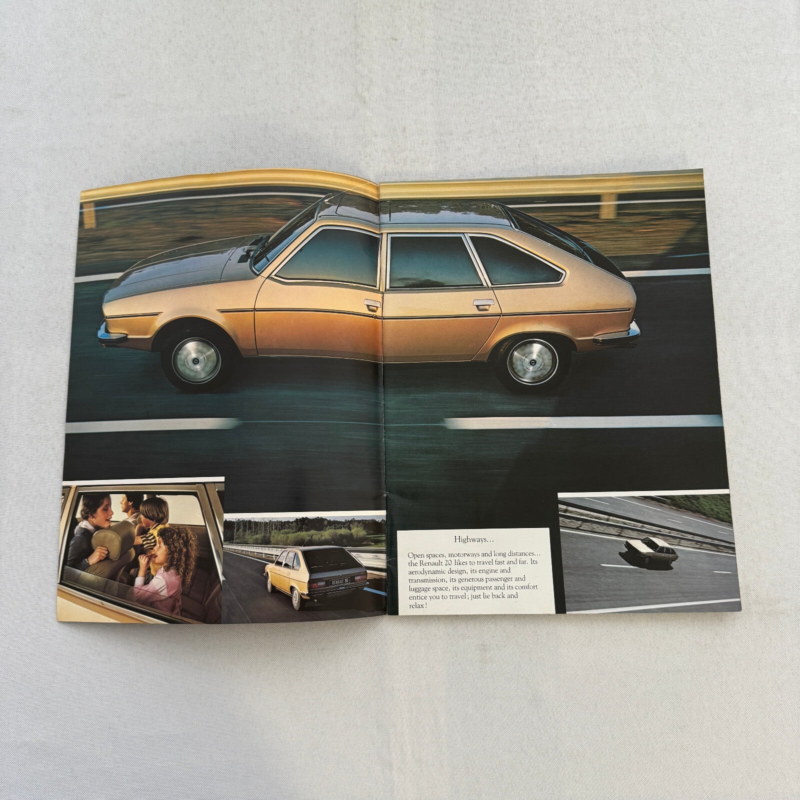 Renault 20 Car Sales Brochure Catalog Vintage Advertising TS TX GTD