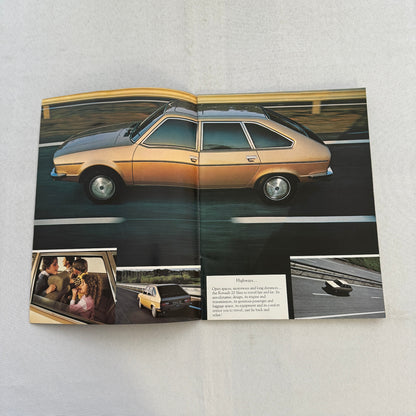 Renault 20 Car Sales Brochure Catalog Vintage Advertising TS TX GTD