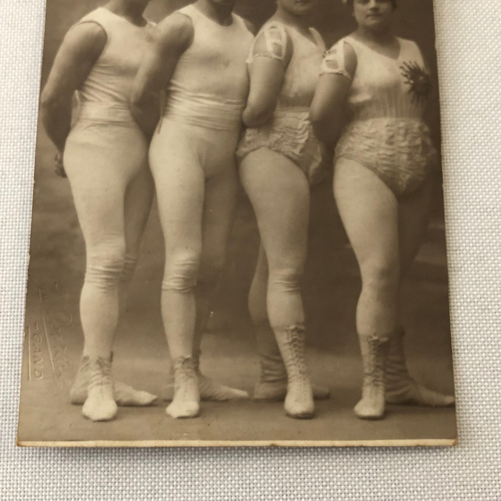 Circus Perfomer Real Photo Postcard Post Card Vintage in Costume