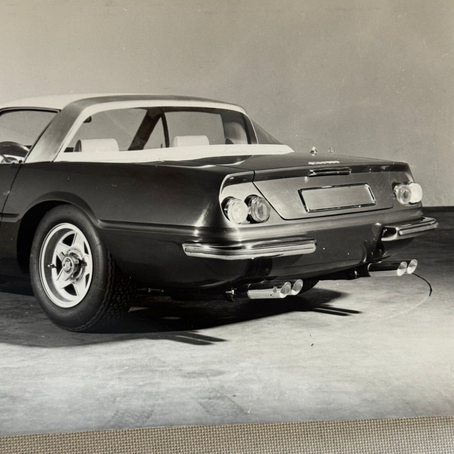 Ferrari 365 GTB/4 Pininfarina Factory Press Photo Photograph Print Vintage