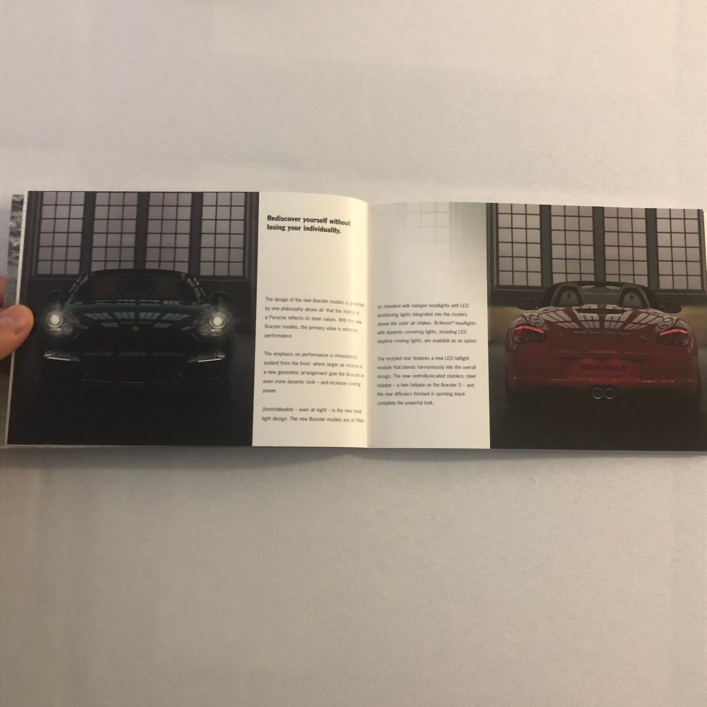 Porsche Boxster Inner Fire Sales Brochure Catalog Advertising 2008 2009