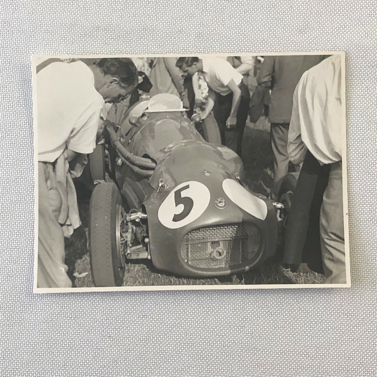 Vintage Racing Car Photo Photograph 
