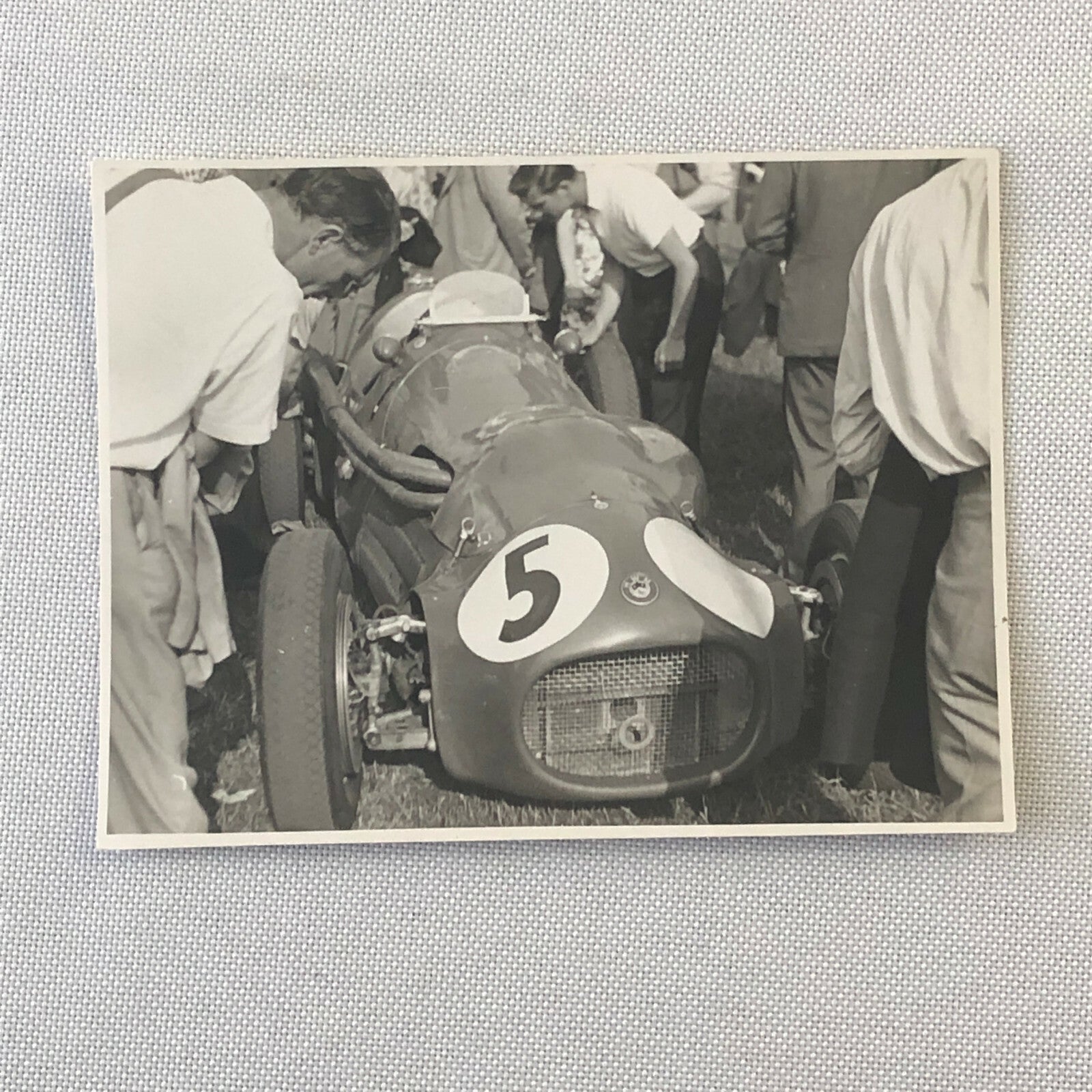 Vintage Racing Car Photo Photograph 