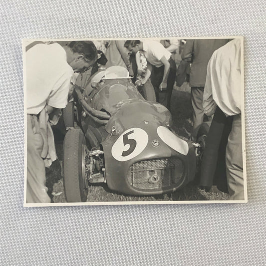 Vintage Racing Car Photo Photograph 