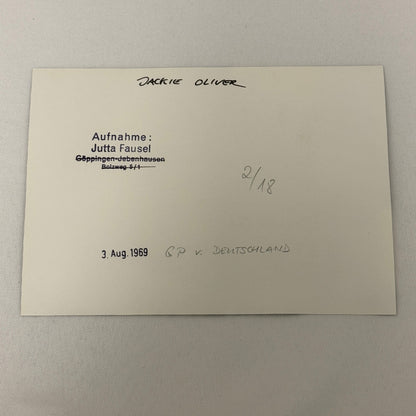 Vintage Racing Photo 1969 German Grand Prix Jackie Oliver Motorsport Photograph