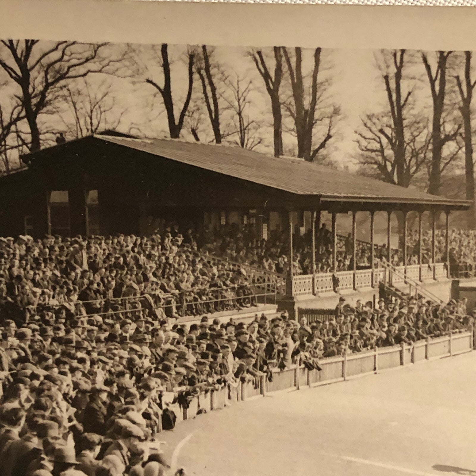 Press Photo Photograph Bicycle Racing Bike Race at Herne Hill Track 1932 UK ?