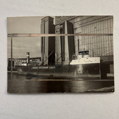 Canada Steamship Lines Selkirk Boat Ship Vessel Photo Photograph Vintage