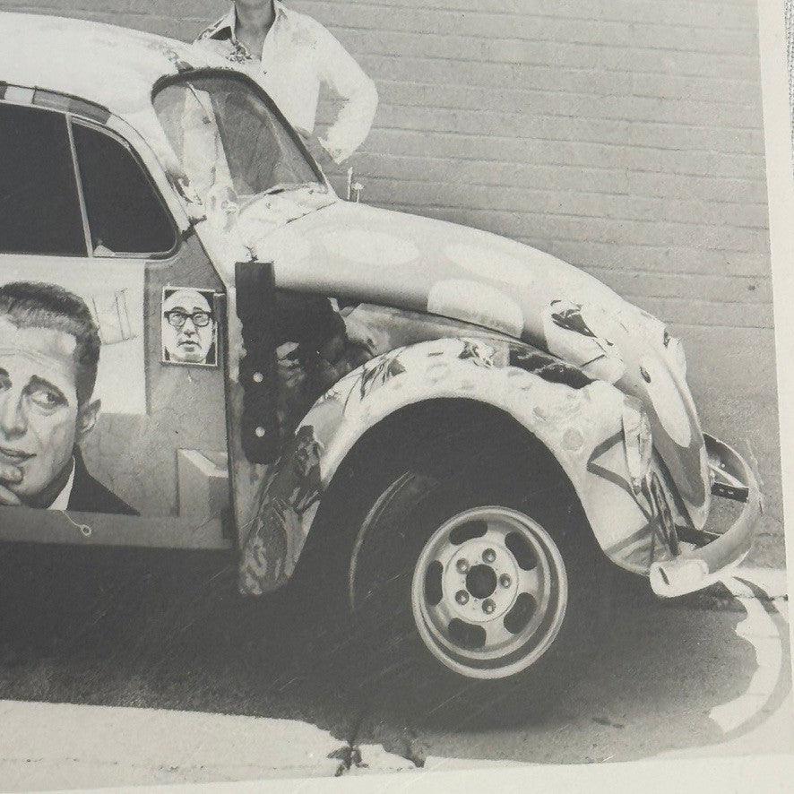 Vintage Volkswagen Beetle Art Car Press Photo Photograph Bash Horn Eric Clapton