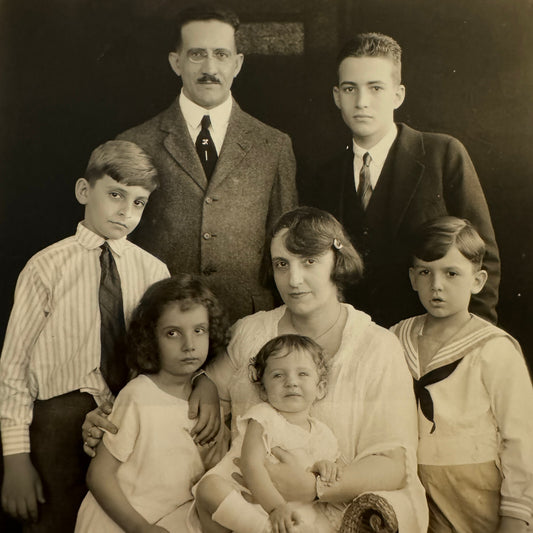 Press Photo Photograph Print Panama Minister Brings Family to Washington 1922