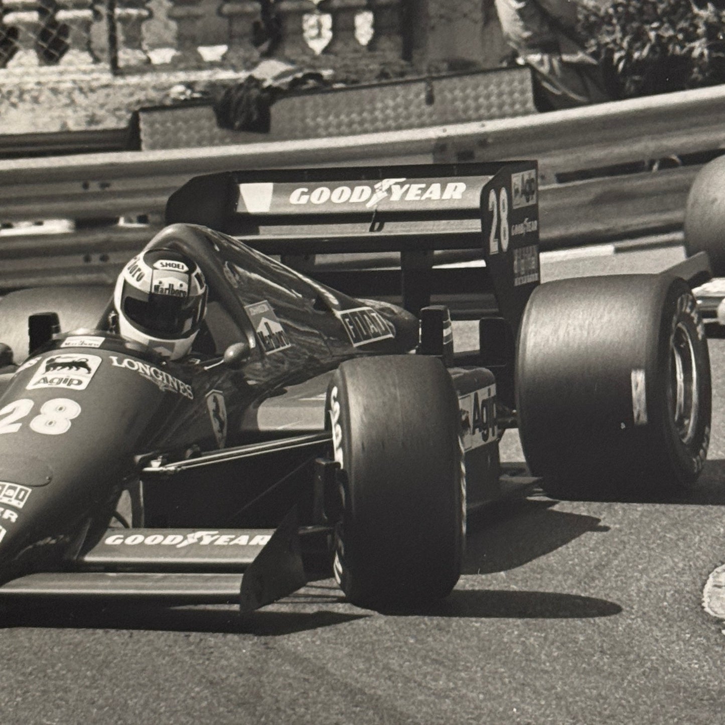 Vintage Ferrari Formula One F1 Racing Photo Photograph Gerhard Berger
