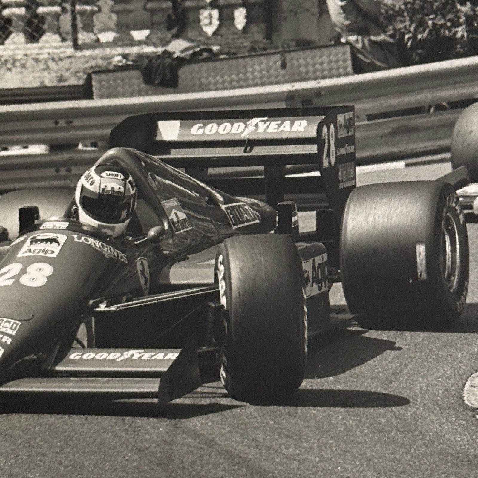 Vintage Ferrari Formula One F1 Racing Photo Photograph Gerhard Berger