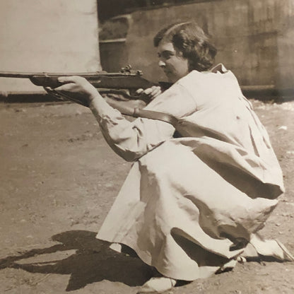 Press Photo Photograph Rifle Shooting Competition Underwood and Underwood