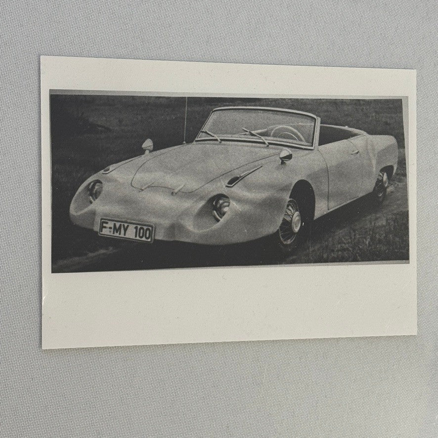 Custom Coachbuilder Car Photo Photograph Possibly Spohn Volkswagen Unidentified