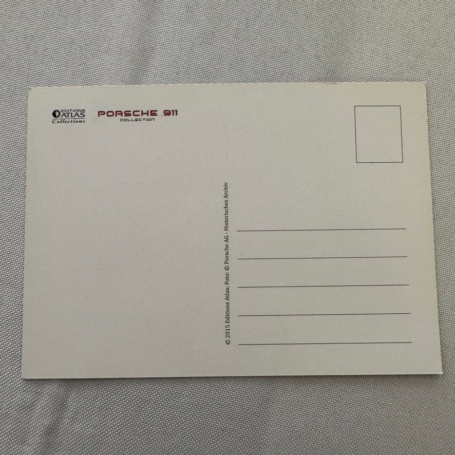 Porsche 911 Carrera Postcard Vintage Image Printed 2015