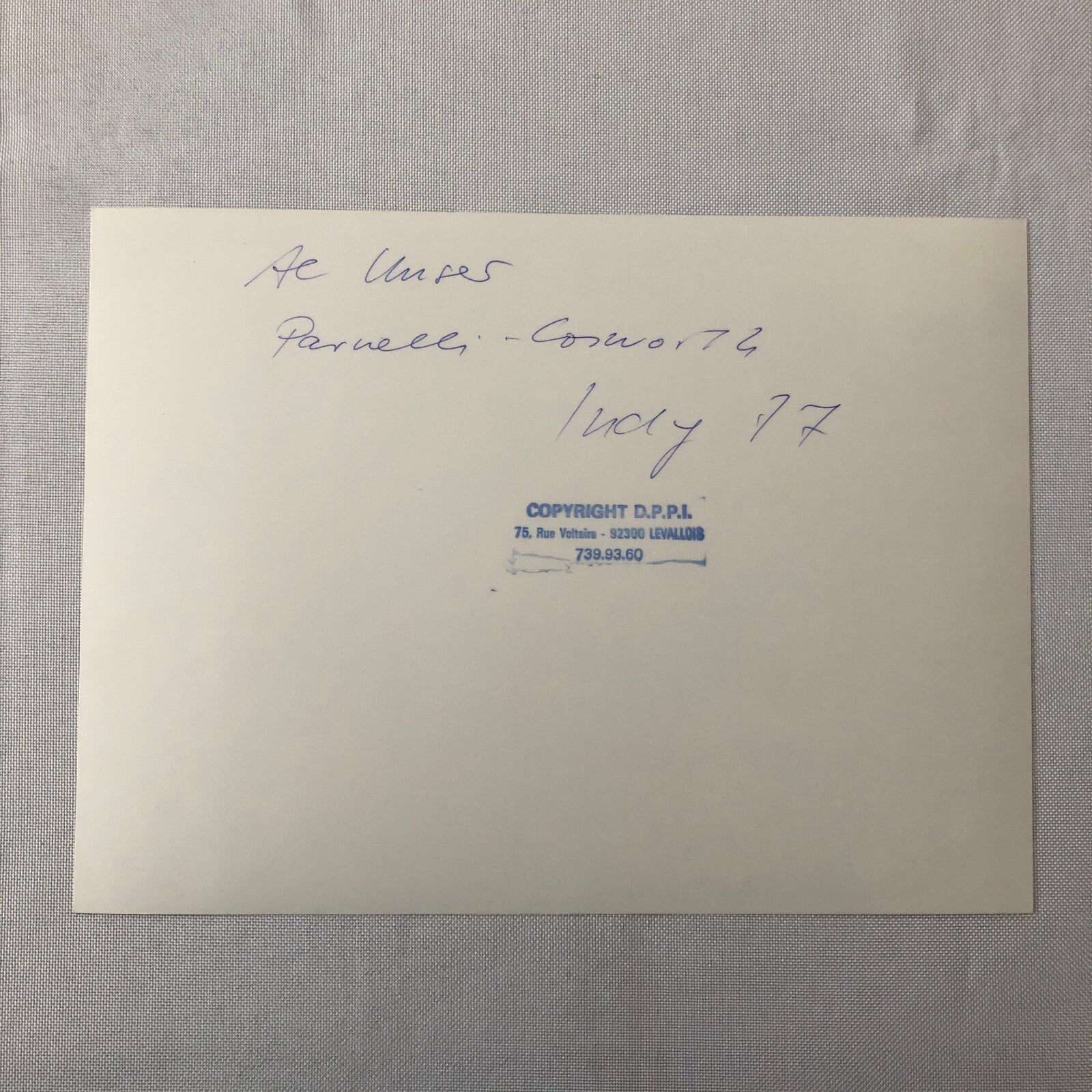 Vintage Indy Indianapolis Racing Photo Photograph DPPI Al Unser 1977