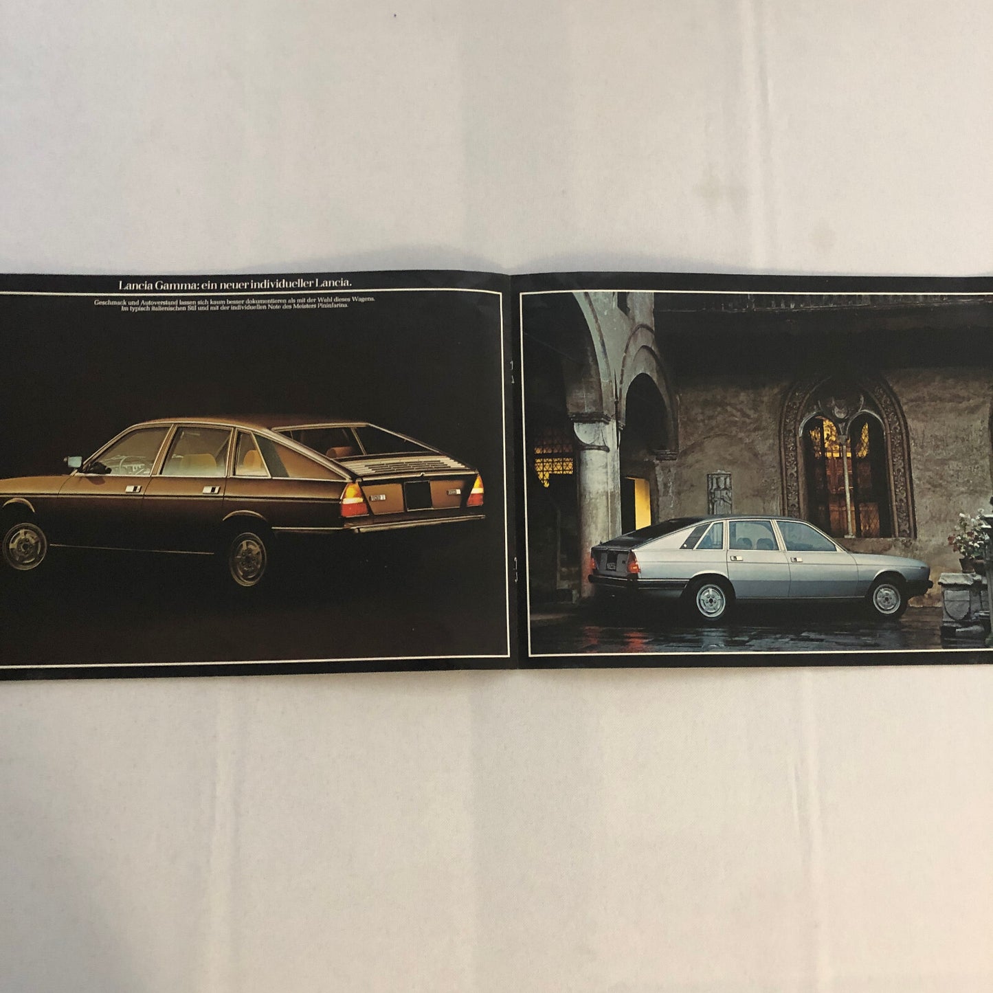 Lancia Gamma Berlina Car Sales Brochure Catalog GERMAN TEXT