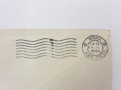 1951 22 Gran Premio D'Italia Autodromo Monza Racing Postage Stamp Envelope 