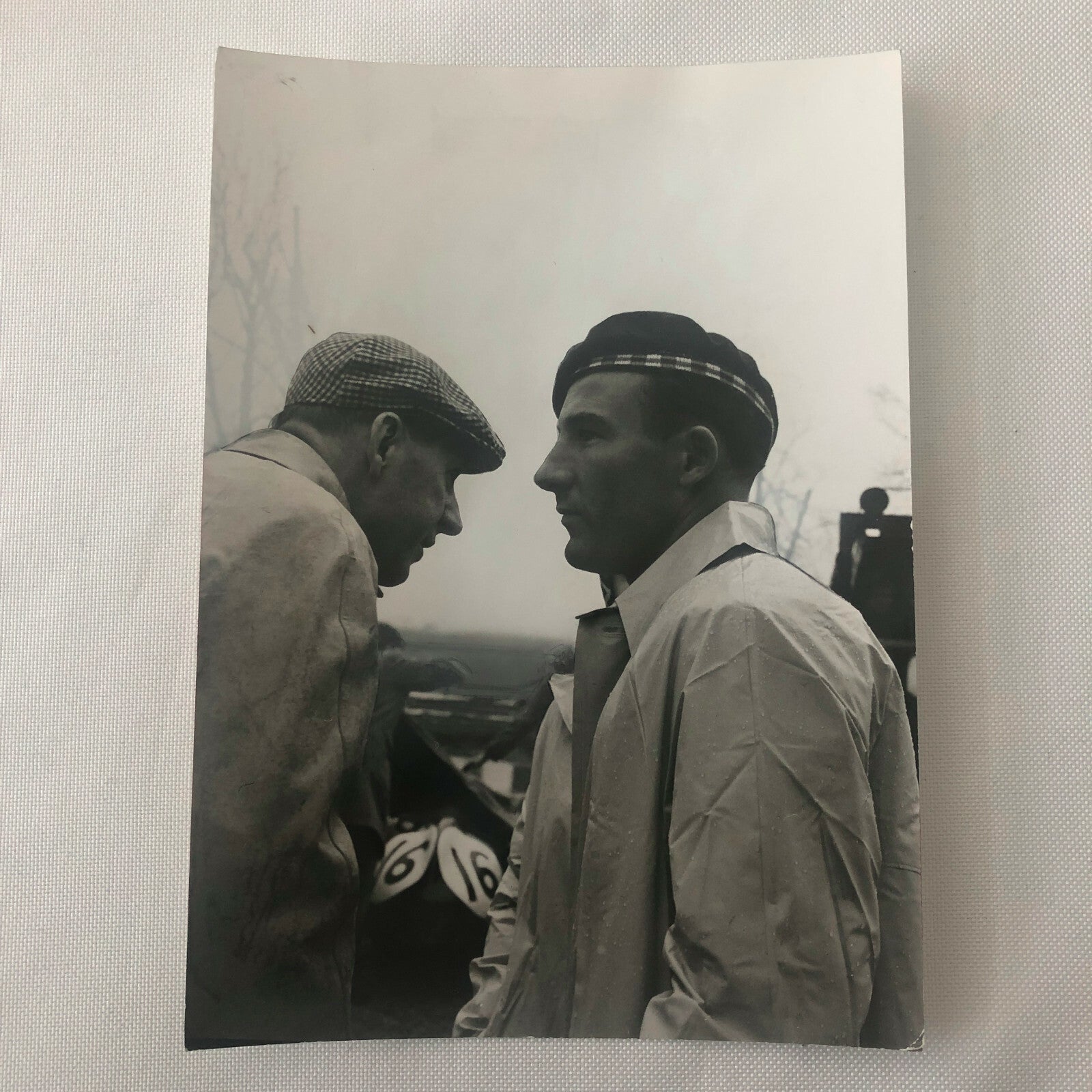 Vintage Racing Photo Photograph Stirling Moss & Rob Walker 1950s