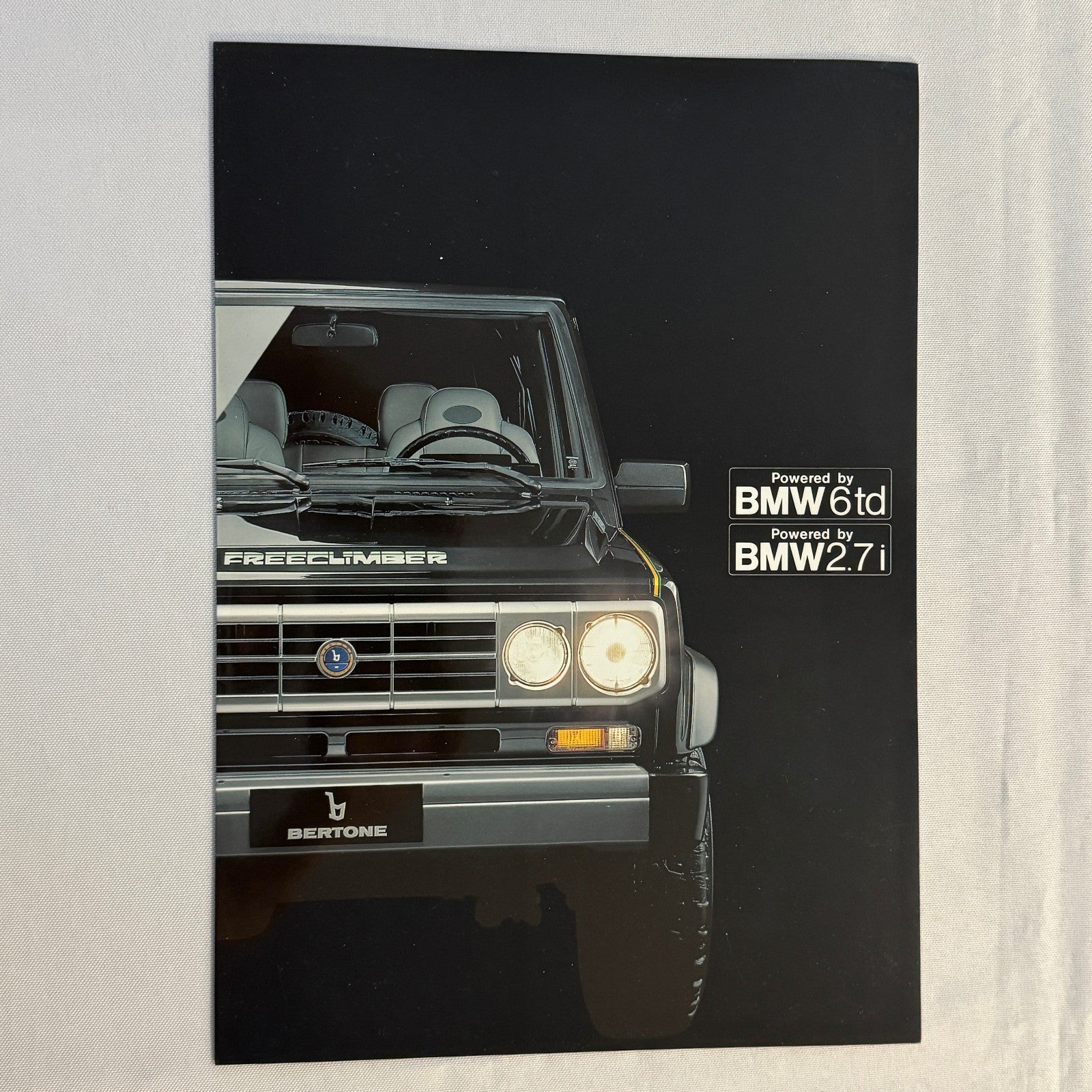 1991 Bertone Freeclimber SUV Sales Brochure BMW Bertone Free Climber GERMAN