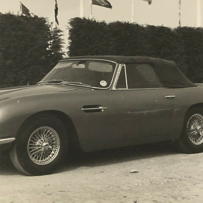 Vintage 1967 Aston Martin Volante Convertible Car Photo Photograph Print