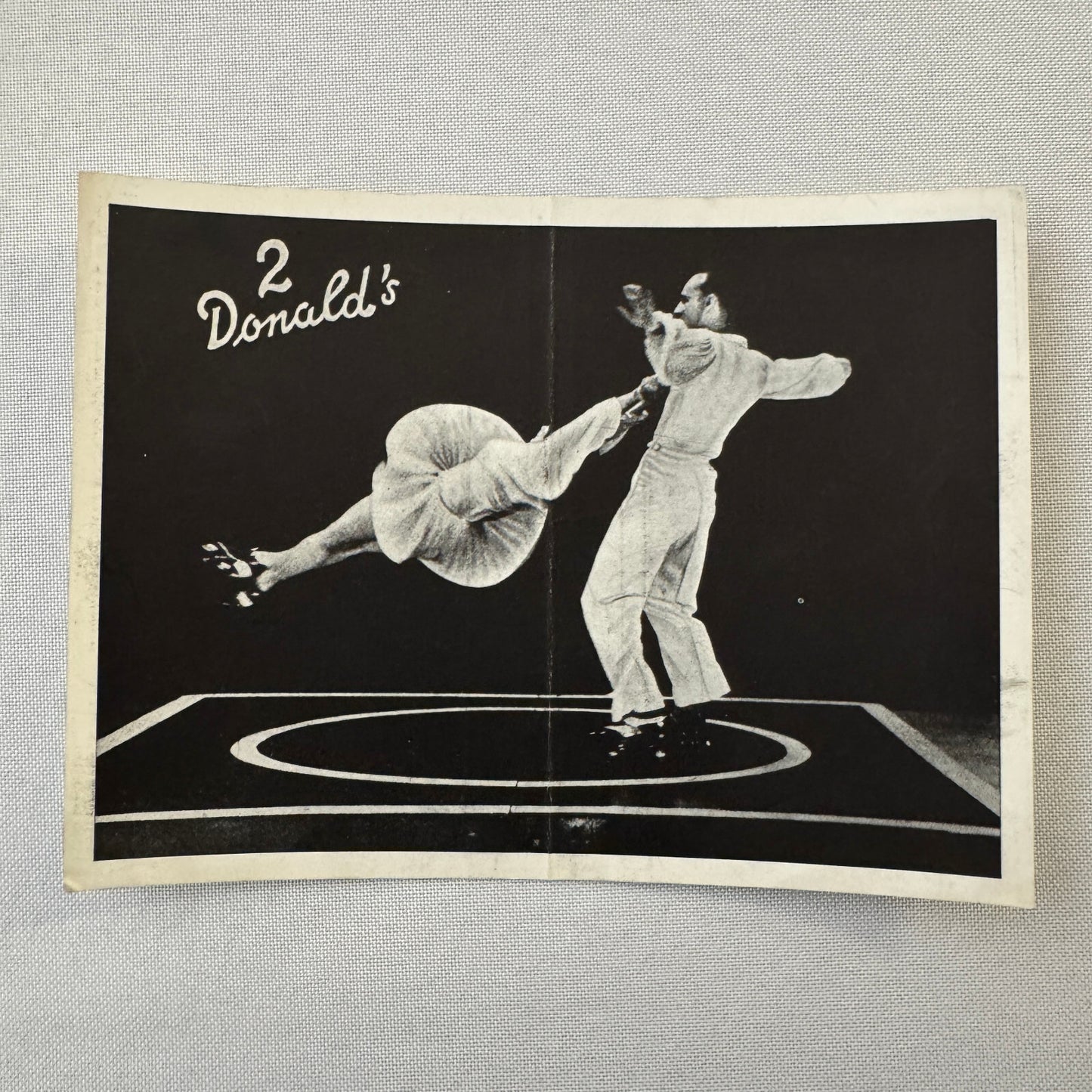 Circus Rollerskating Roller Skate Circus Act Flyer Advertising 2 Donalds