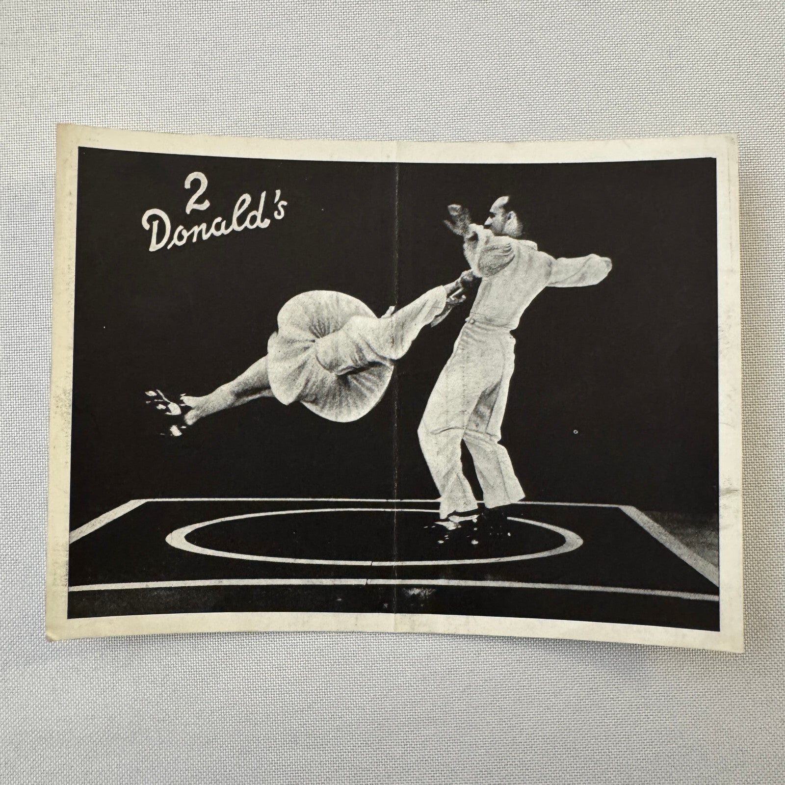Circus Rollerskating Roller Skate Circus Act Flyer Advertising 2 Donalds