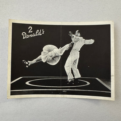 Circus Rollerskating Roller Skate Circus Act Flyer Advertising 2 Donalds