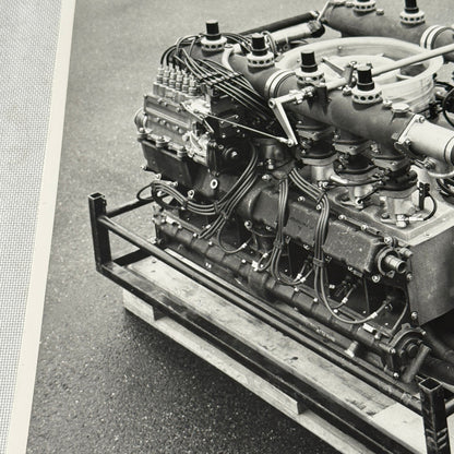 Porsche 917 Turbo Racing Engine Motor Photo Photograph Print Race Car