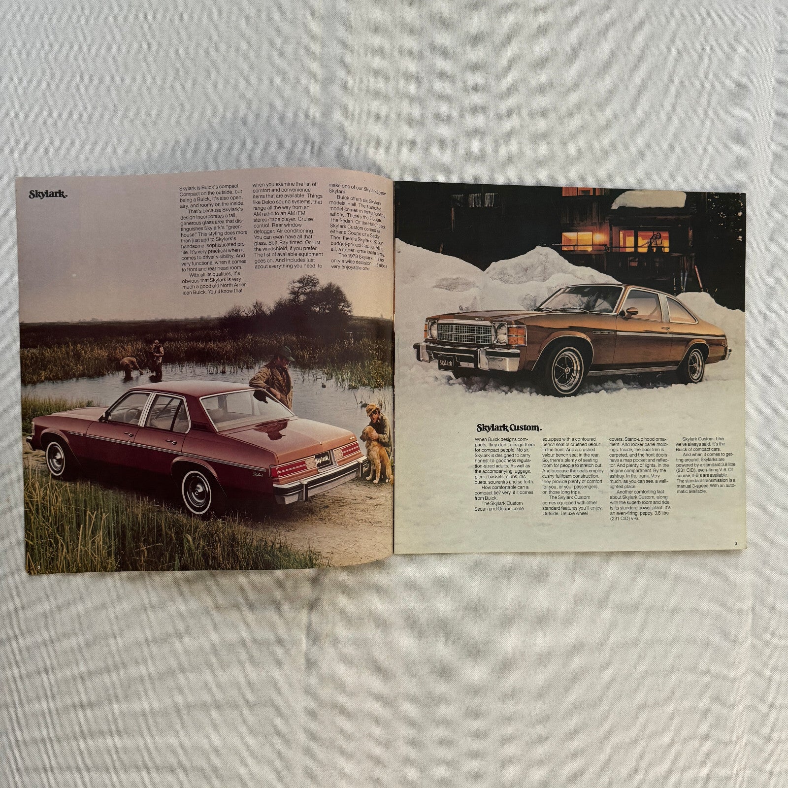 1979 Buick Car Sales Brochure Catalog Skyhawk Skylark